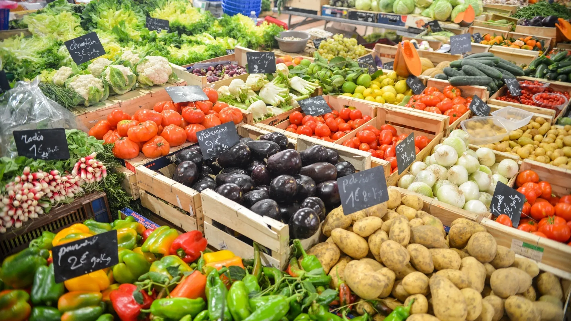 Ripe Fruits And Vegetables