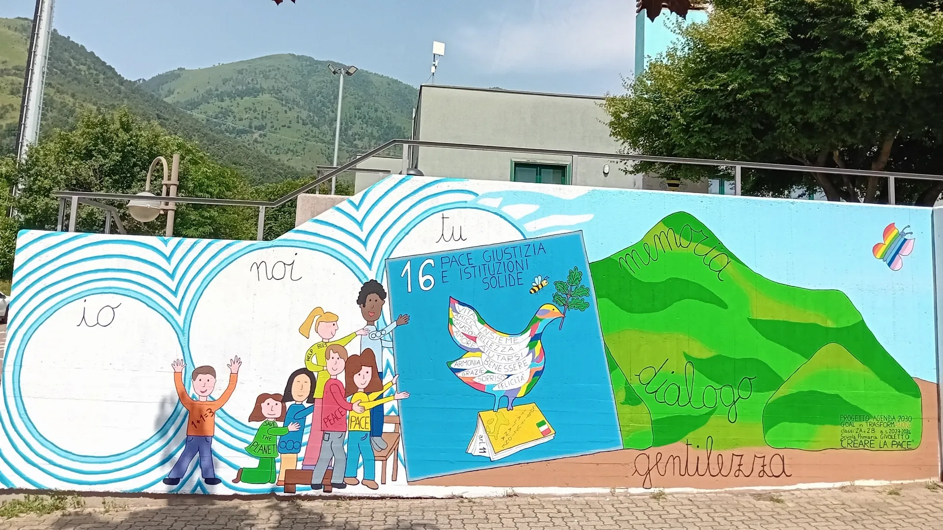 CREARE LA PACE Murale Finito Giugno 2024 Min 1 1