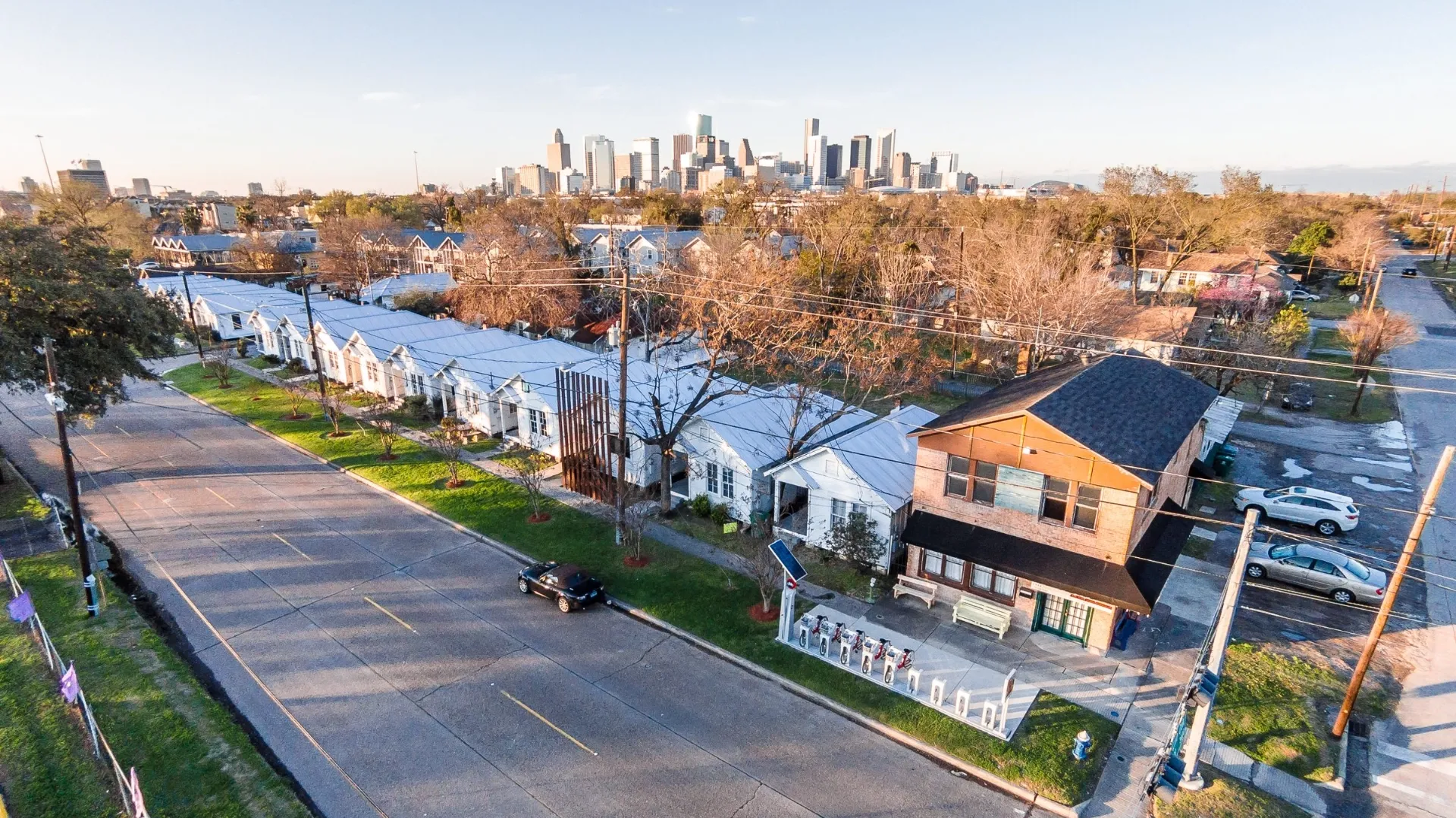 Aerial View Of Project Row Houses During Round 41 Photo By Peter Molick