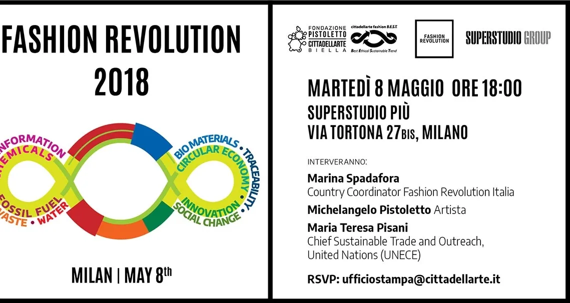 Fashion Revolution Evento Invito